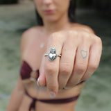 Anello Cuore Sacro Silver