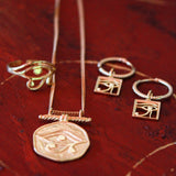 Collana Double-face Horus - il logo diventa un geroglifico