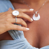 Collana Concha Blanca - indossa la luminosità di Formentera