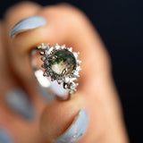 Anello MUSCHIO ZIRCONIA - L’agata muschiata