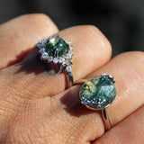 Anello MUSCHIO FOGLIE - questa pietra prende vita