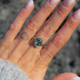 Anello MUSCHIO FOGLIE - questa pietra prende vita
