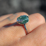 Anello MUSCHIO FOGLIE - questa pietra prende vita