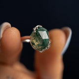 Anello MUSCHIO FOGLIE - questa pietra prende vita