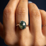 Anello MUSCHIO FOGLIE - questa pietra prende vita