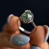 Anello MUSCHIO FOGLIE - questa pietra prende vita