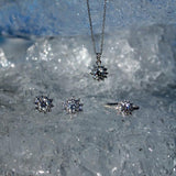 Parure VATNA - la moissanite brilla 20 volte più del diamante