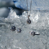 Parure VATNA - la moissanite brilla 20 volte più del diamante