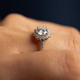 Parure VATNA - la moissanite brilla 20 volte più del diamante
