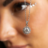 Parure VATNA - la moissanite brilla 20 volte più del diamante