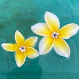 Orecchini Frangipani - il fiore più iconico di Bali