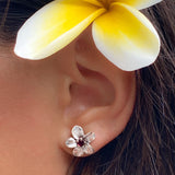 Orecchini Frangipani - il fiore più iconico di Bali