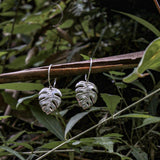 Orecchini Moonstera - se ami le piante tropicali