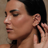 Earcuff climber Jumeirah - Argento 925 e zirconi bianchi
