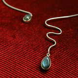 Parure Cleopatra - il potere del serpente e la magia della labradorite