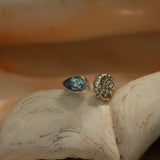 Anello Kauri -  Topazio e conchiglia