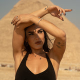 Parure Cleopatra - il potere del serpente e la magia della labradorite