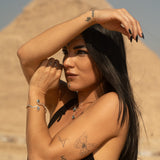 Parure Cleopatra - il potere del serpente e la magia della labradorite