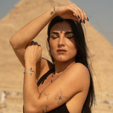 Parure Cleopatra - il potere del serpente e la magia della labradorite