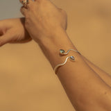 Parure Cleopatra - il potere del serpente e la magia della labradorite