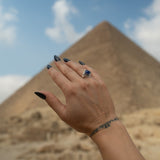 Anello Cheope - un frammento del blu del faraone