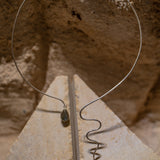 Choker Cleopatra - il potere del serpente e la magia della labradorite