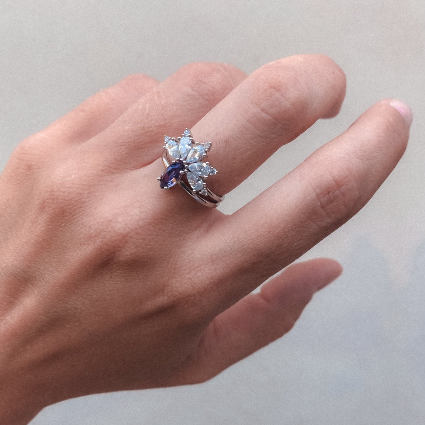 Anello Regolabile In Argento Sterling 925 Ossidato, Regalo Per - Foto 2